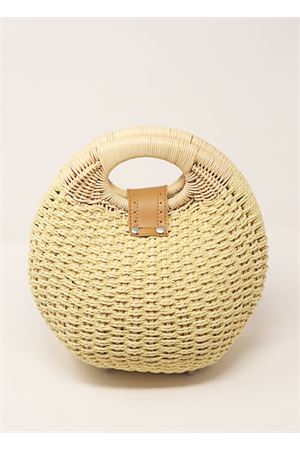 Round handbag with Capri Bouganvillea Capridea | TONDABAGBOUGANVILLEA